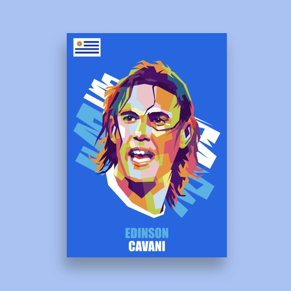 Match day 16 of #WorldCupRussia2018... The Edinson Cavani #uru goal v #POR is the only score at the half. Learn how to earn his Iconic card by joining our Referral Program at cryptostrikers.com! #crypto #football #collectibles #tradingcards #URUPOR #WorldCup