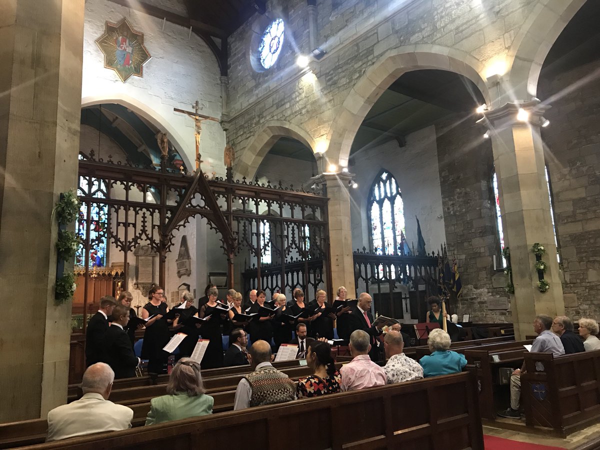 Angel choirs have descended on St Swithun’s! Well, not quite, but our festival choir sound incredible. You can hear another concert tomorrow at 3pm. £10 a ticket, complete with cream tea!