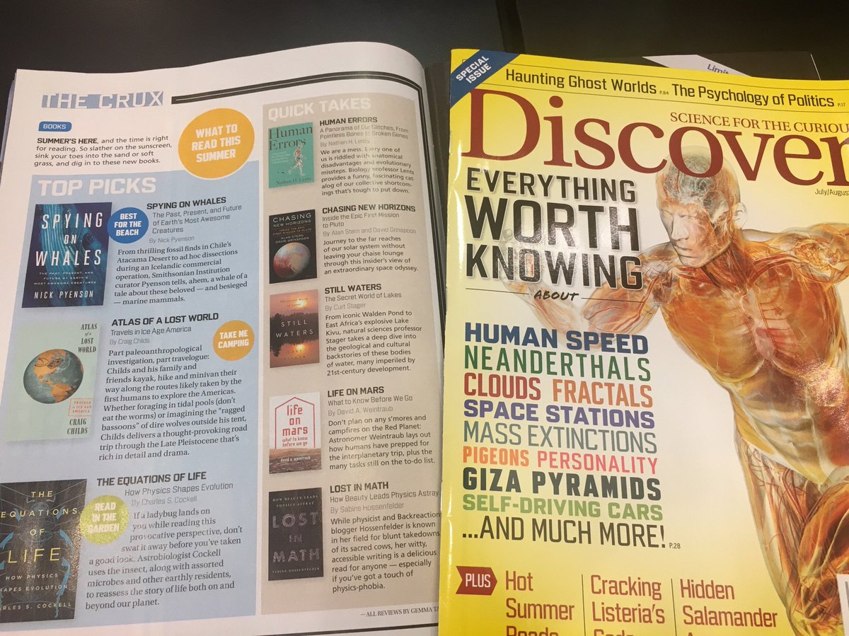 nathanlents's tweet image. Completely beside myself that #humanerrors was chosen as a &quot;Hot Summer Book&quot; by @DiscoverMag along with these other amazing titles. Some were already on my summer reading list, there others are now! What are you reading this summer?