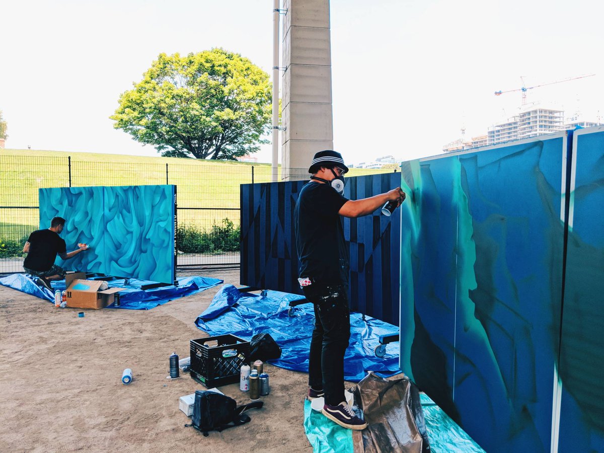thebentway's tweet photo. #CITE Opening Weekend: Live Graffiti by @WellandGood

Well and Good are equal parts creator, manufacturer, producer, distributor and supporter of contemporary art. Particularly art from the margins like graffiti &amp; street art: https://t.co/vmGJonQVVf

#SkateBentway #BuildforBokma https://t.co/y95cPzW66u