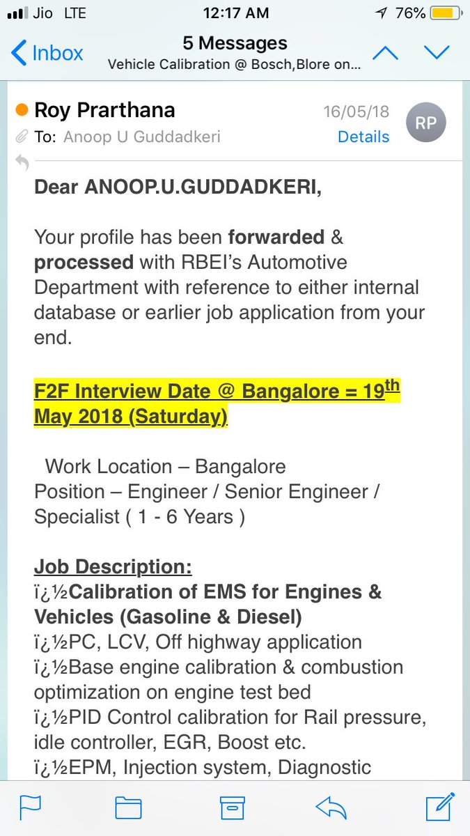 UgAnoop's tweet image. 5 times Inappropriate information and fake interview scheduled by Robert Bosch India HR team bangalore. @boschindia @BoschGlobal @RexrothControls @boschindia @RobertBoschGmbH