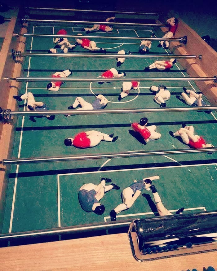 RealCoachBell65's tweet image. Just got this brand new table soccer game:  world cup edition... @mike_I1283 check out how realistic it is #IALTO