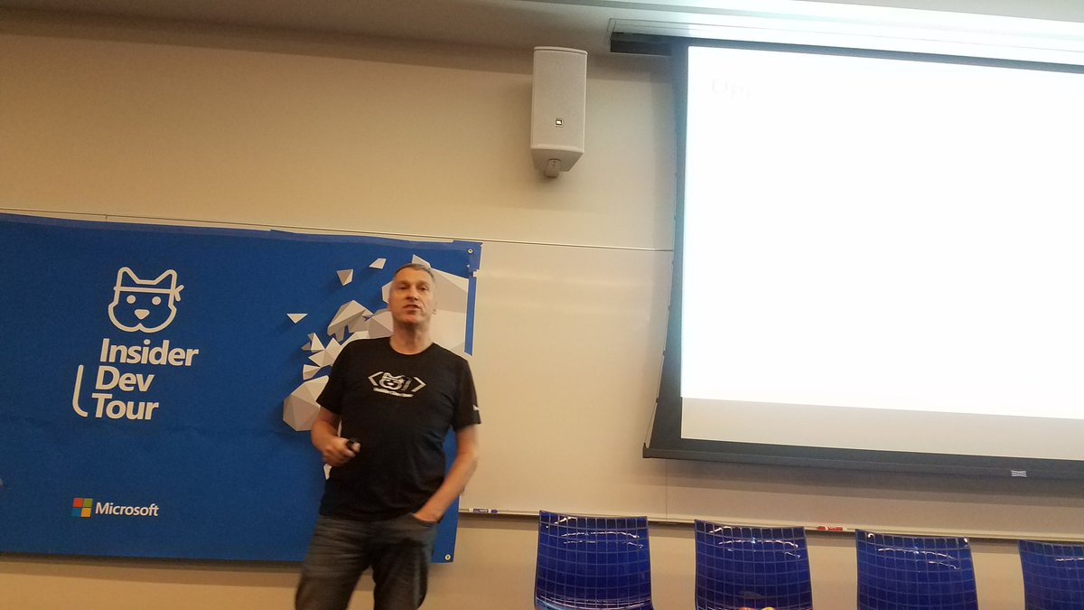Thanks <a href="/jimoneil/">Jim O'Neil</a> for tips and discussion on @microsoft graph api #insiderdevtour #NYC