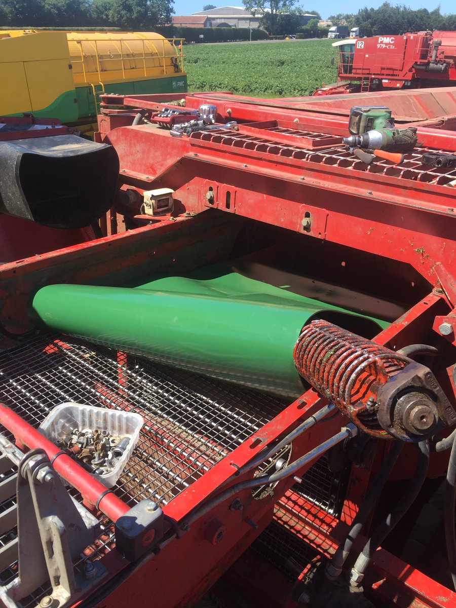 A break in harvesting gives time for a bit of maintenance