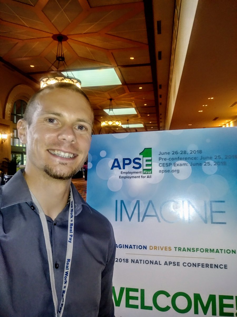RussL_Co's tweet photo. I had a "magical" time presenting in @WaltDisneyWorld for the 2018 @NationalAPSE Conference! #EqualWorkEqualPay #APSE2018 #ExpandABLE #autism #mentalhealth #Jobs #CivilRights https://t.co/i7ka8EL1hv