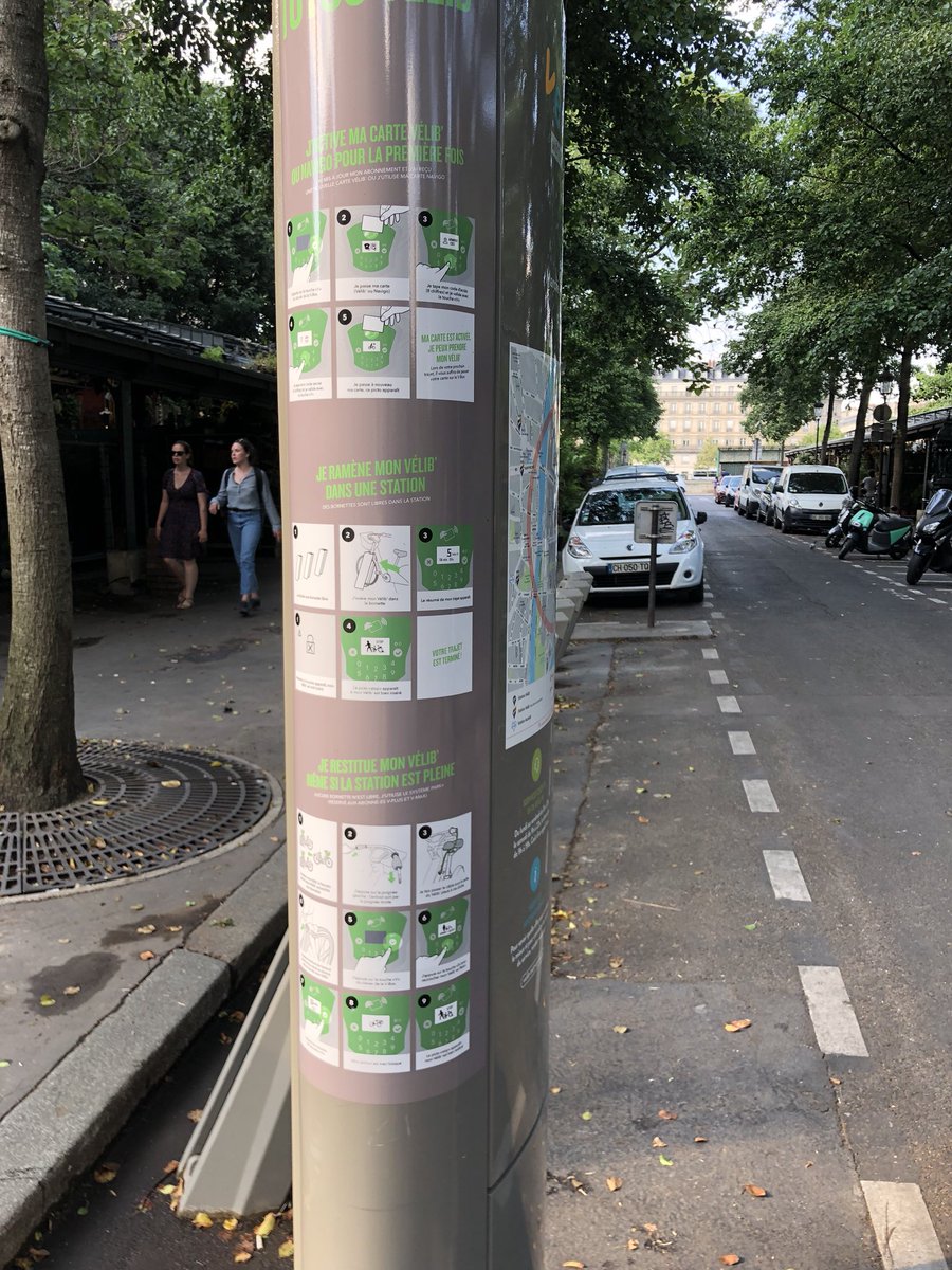 SongPKM's tweet photo. Quand tu es obligé de mettre un tel mode d’emploi sur ta station #Vélib c’est que le système est intrinsèquement mauvais et mal pensé en terme d’UX (expérience utilisateur)… #Velibgate https://t.co/thfh9POX5E