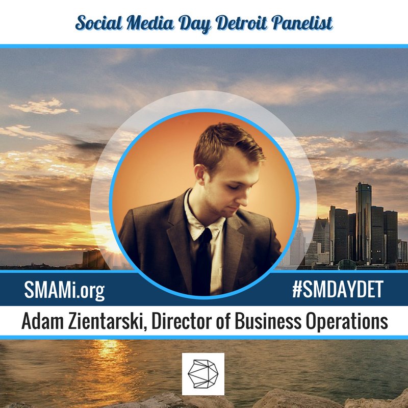 detledgertech's tweet photo. Our Dir. of Business Operations @AdamZientarski will be sitting on a panel today for #SMDAYDET at @techtowndetroit talking blockchain & tech. Check out @SMAMiorg for the livestream link and get your tickets here: https://t.co/Z3Uqbdn7aS https://t.co/LpOC21mSRe