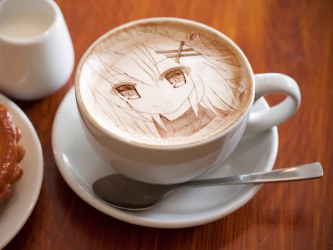 かわいいですねラテアート 