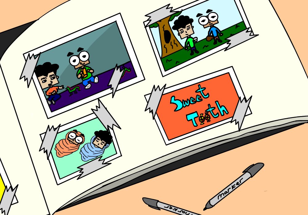 SweetToothShow's tweet image. “A brother from another mother!”