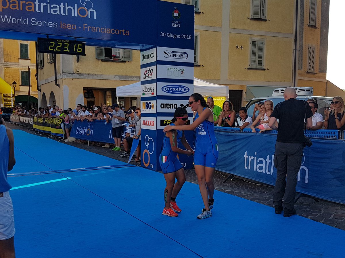 federtriathlon's tweet photo. #WPSIseo World Paratriathlon Series: tutti i risultati degli azzurri: Bronzo 🥉per Maurizio Romeo e Ennio Salerno (PVI)!!! 4° posto per Giovanni Achenza (PTWC) e Anna Barbaro e Laura Gatti (PTVI). 5^ Veronica Yoko Plebani (PTS2) 🇮🇹👏🏊‍♂️🚴‍♂️🏃‍♂️ @CIPnotizie @Coninews https://t.co/mSSkDpZBG8