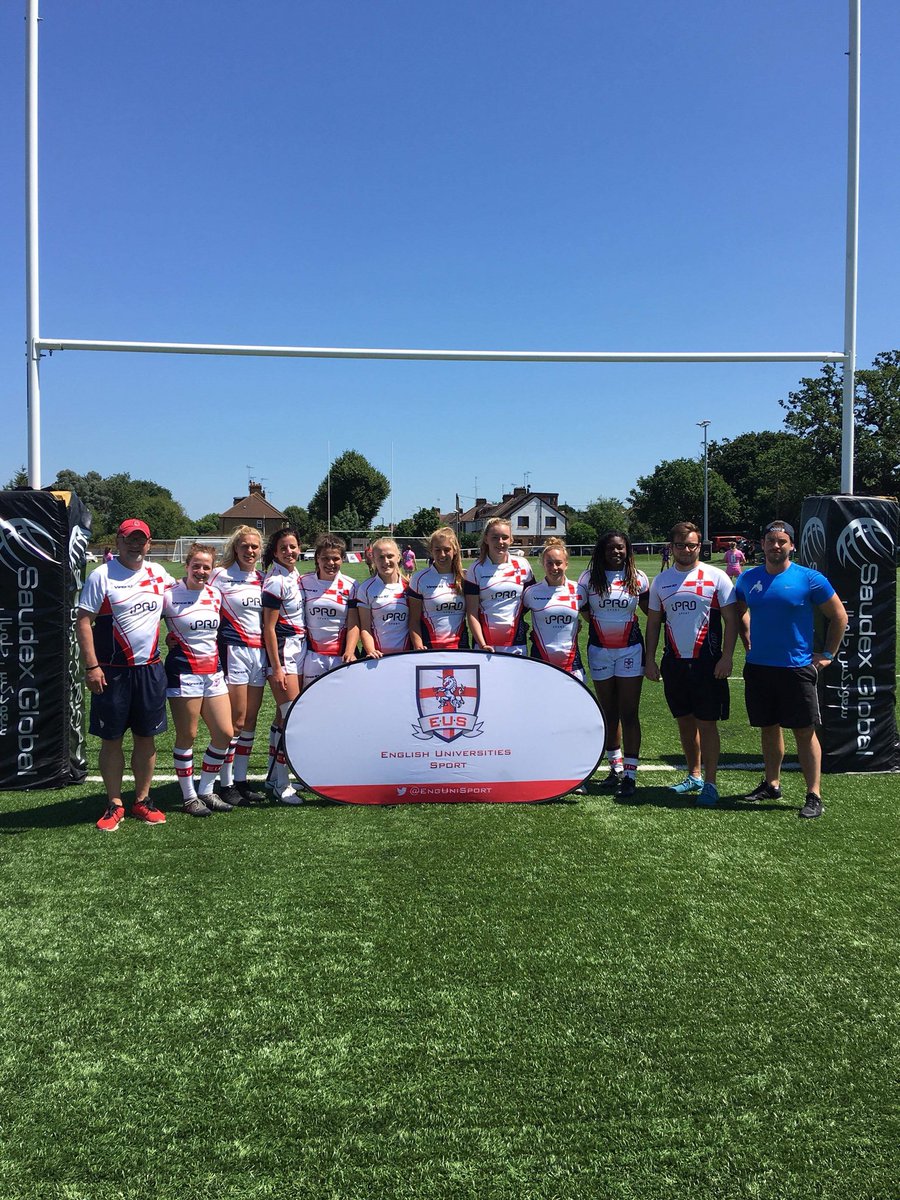 JG_therapy's tweet photo. Fantastic day @RFU24sevens with @EngUniSport 🏉 just falling short in the final, but still qualified for 24sevens national finals at The Rec. Great to share the day with past and present @UoGSport staff and students! @UoGSPT @proviewperform https://t.co/JoZfCmBo6t