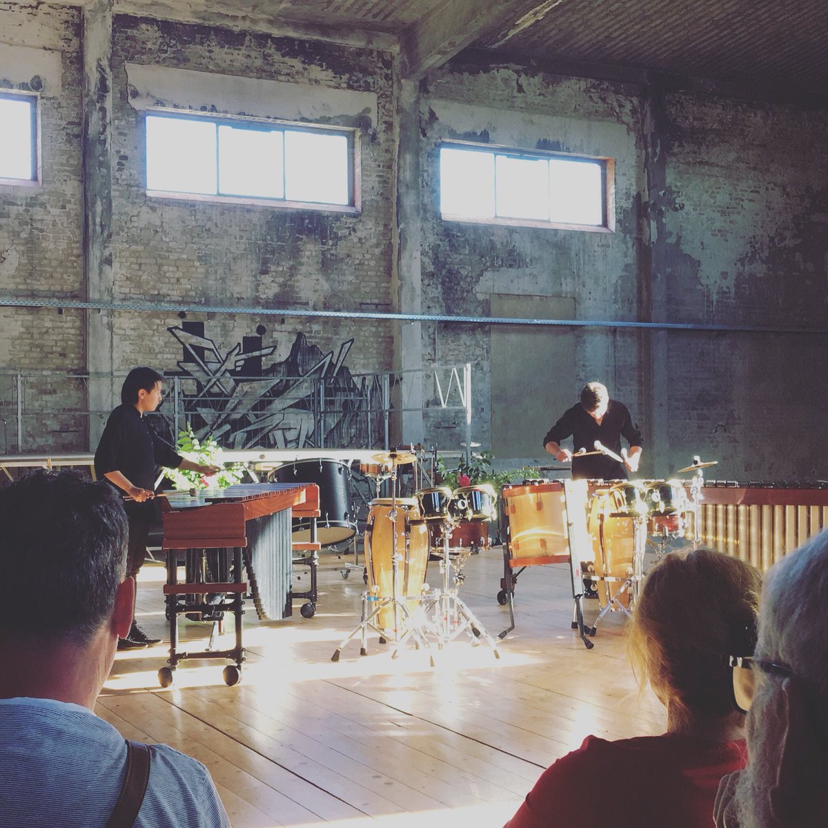 indyz_25's tweet photo. Wundervolles Perkussion Konzert von #Doublebeats heute Abend in der #ZuckerhalleGoldbeck im Rahmen der @altmarkfestspiele, Danke! https://t.co/6oF7GQpPx6