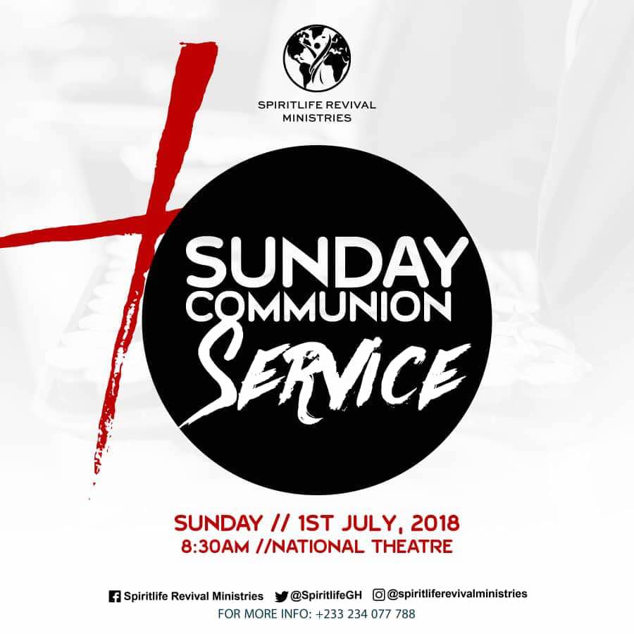 SpiritlifeGH's tweet photo. Join us tomorrow morning for our #SundayCommunionService with God's Oracle @ProphElBernard.
Venue: National Theatre - Accra, Ghana
Time: 8:30am
Contact: +233 23 407 7788
#ProphetBernardElBernard
#SpiritlifeRevivalMinistries
#TransgenerationalImpact https://t.co/e2SAdqpn5m