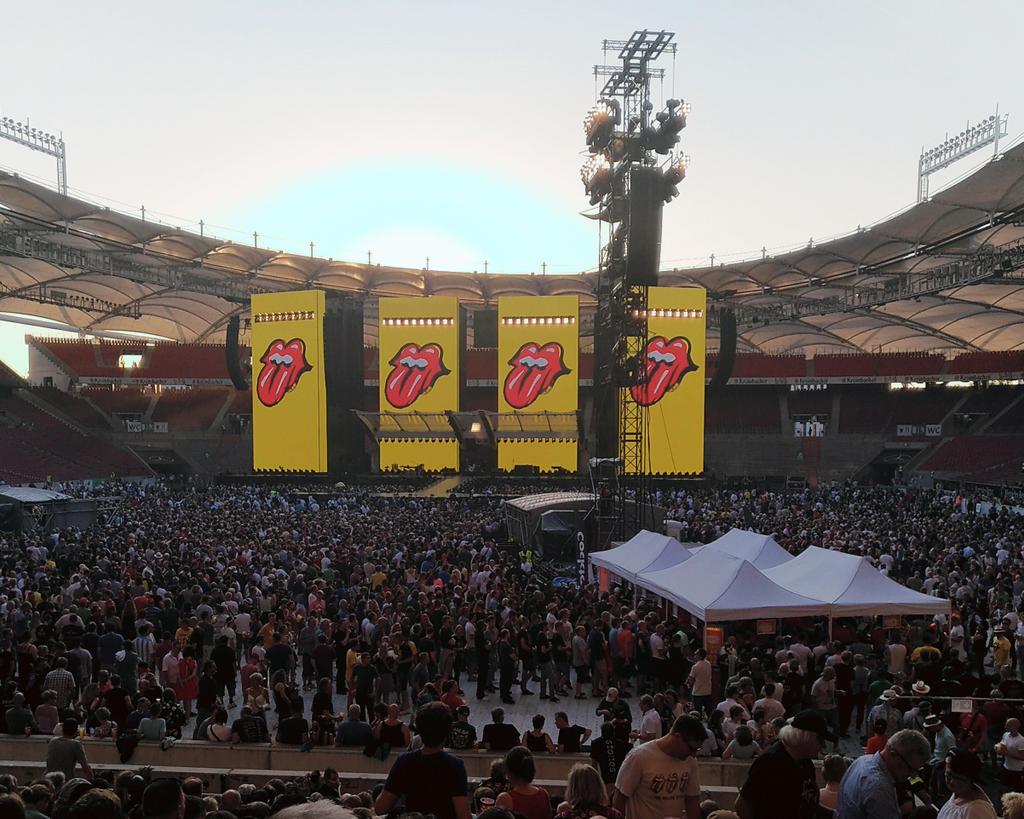 pixxel2go auf'm Stones-Konzert - gleich soll's losgehen!!