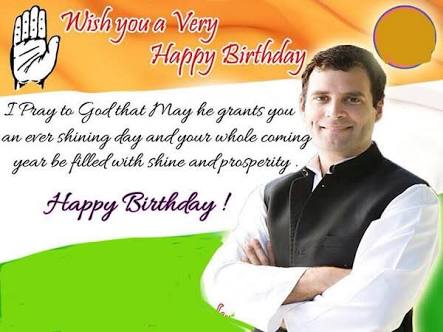  Happy birthday to you Mr.Rahul Gandhi ji 