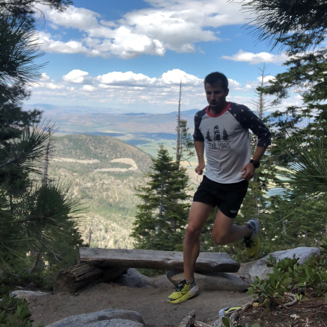 This won’t get old anytime soon.  Getting in some trail action on the TRT.  Here for vacation and <a href="/wser/">Western States 100</a> later in the week.  Loving the scenic views and crisp air at 8000’.