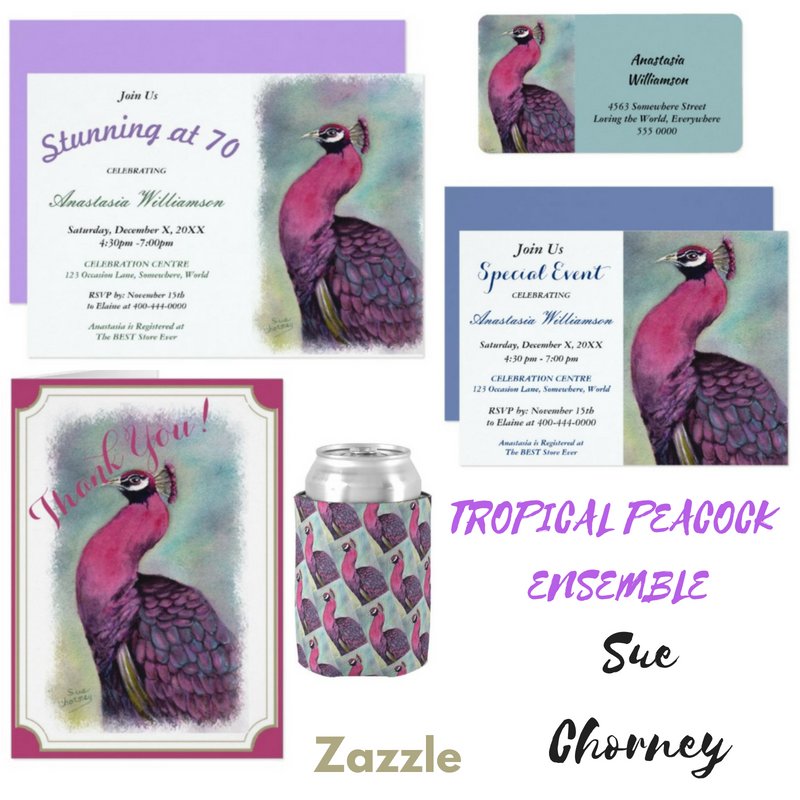 zazzle.com/collections/pi…
Did you know you can ALSO customize background colors! .. #peacockpainting #peacockpartyensemble #hotpinkfeathers #suechorney #zazzleproducts
