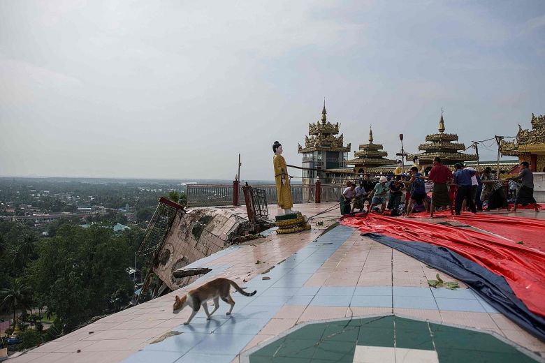 mingalapar's tweet photo. https://t.co/MJ5Ur8CSfg Monsoon rains trigger landslides, floods in Myanmar #Flood #Myanmar https://t.co/FFsg9LXcgu