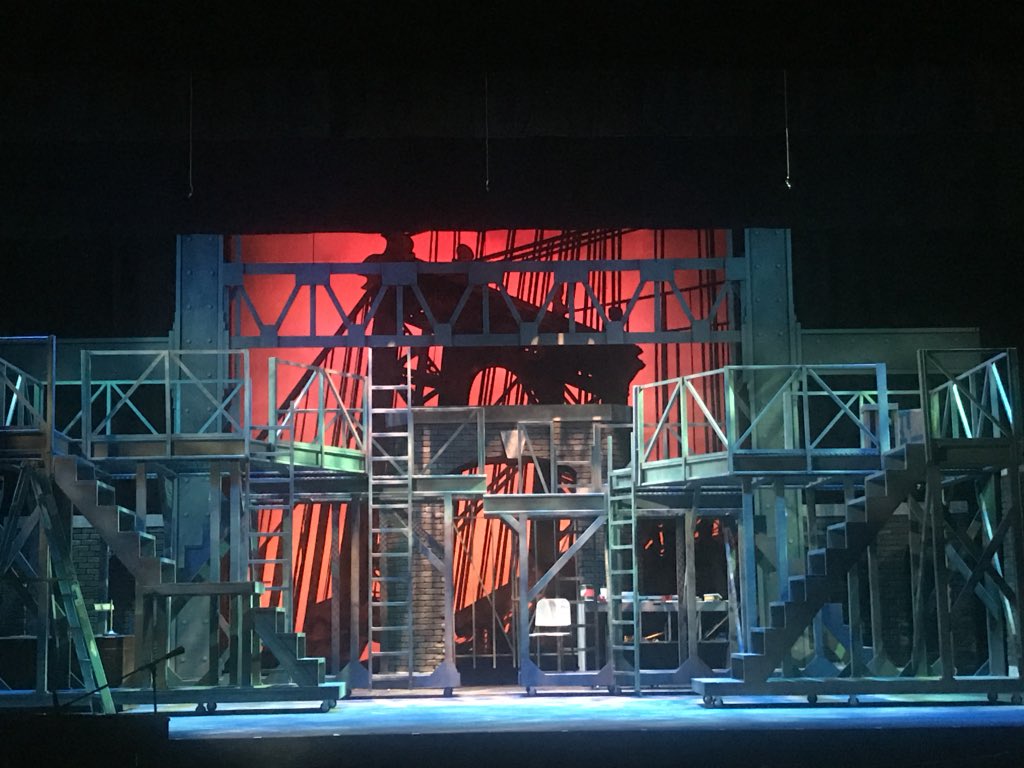 Just finishing pre-cues for  #SSMTVA #NEWSIES  long day ahead tomorrow.