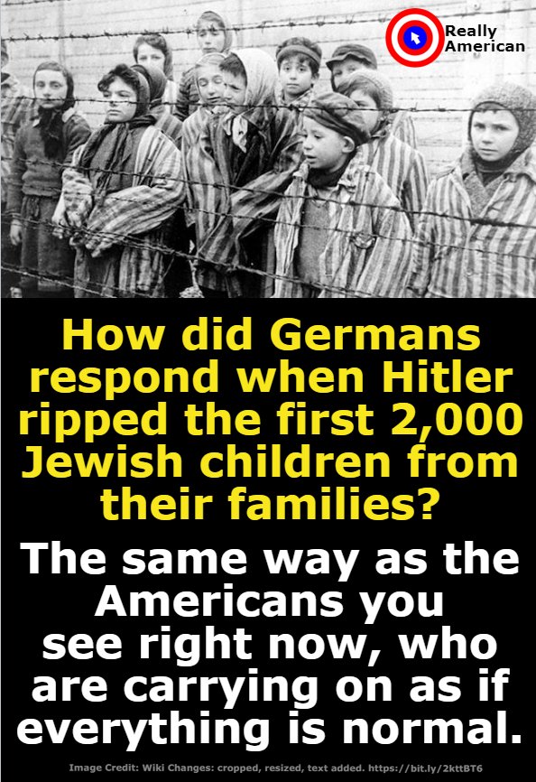 JimmyBear2's tweet photo. WAKE UP AMERICA.
WHAT DOES IT TAKE TO WAKE YOU MOTHER FUCKERS UP?!
FASCISM IS HERE!!

#Fascism #WakeUpAmerica   #ImmigrantChildren #TrumpMustGo    #TrumpLies #NaziTrump #WhiteSupremacy #TrumpIsAMonster  #TrumpIsARacist #WhiteSupremacistInChief  #TrumpCrimesAgainstChildren https://t.co/MCIma6StfX