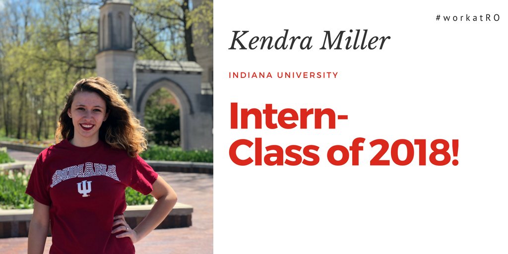 ROcareers's tweet photo. Rust-Oleum welcomes Kendra from @IndianaUniv @KelleySchool to our Marketing Team! #ROintern #teamrustoleum https://t.co/xDvYtZmCbS