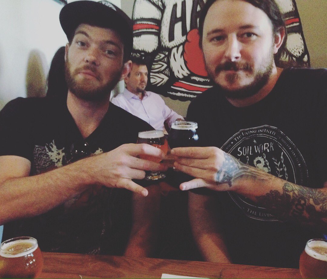 canyondoom's tweet photo. Pit stop at our home away from home @3floyds for some fantastic tastings and lunch. Our first "hometown" show and second @WarPigsBrewing show of the tour is in Chicago tonight at @reggieslive with Portland's @disenchanterpdx &amp; local heavy lords @uncouthchicago !#tourofthesummer https://t.co/L1OinUPhTB