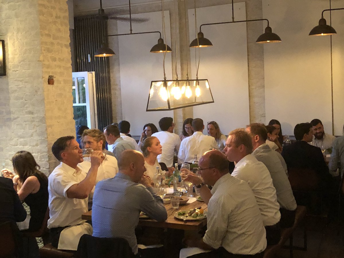 bertraskin's tweet photo. @DeloitteSAP celebrating its success with clients at #SuccessConnect #Berlin. Interesting conversations, delicious dinner. Great start of #SuccessConnect 2018 https://t.co/RgBE4hXU6b