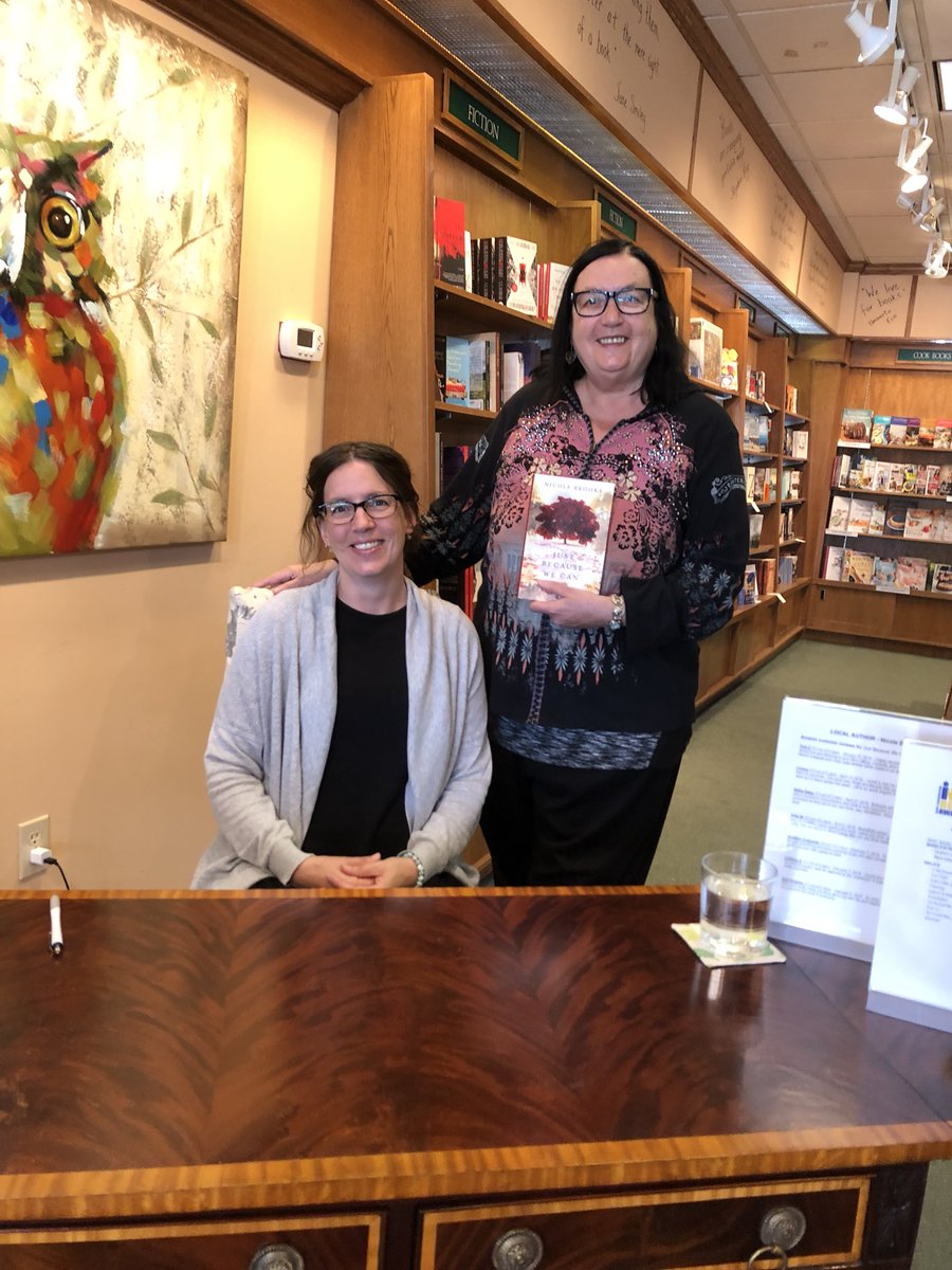 NBrooksAuthor's tweet photo. Me and a big fan (read: my aunt) at a recent book signing 😂😂 #everyfancounts #calgaryauthor #amwriting https://t.co/dzcHAb4JCV