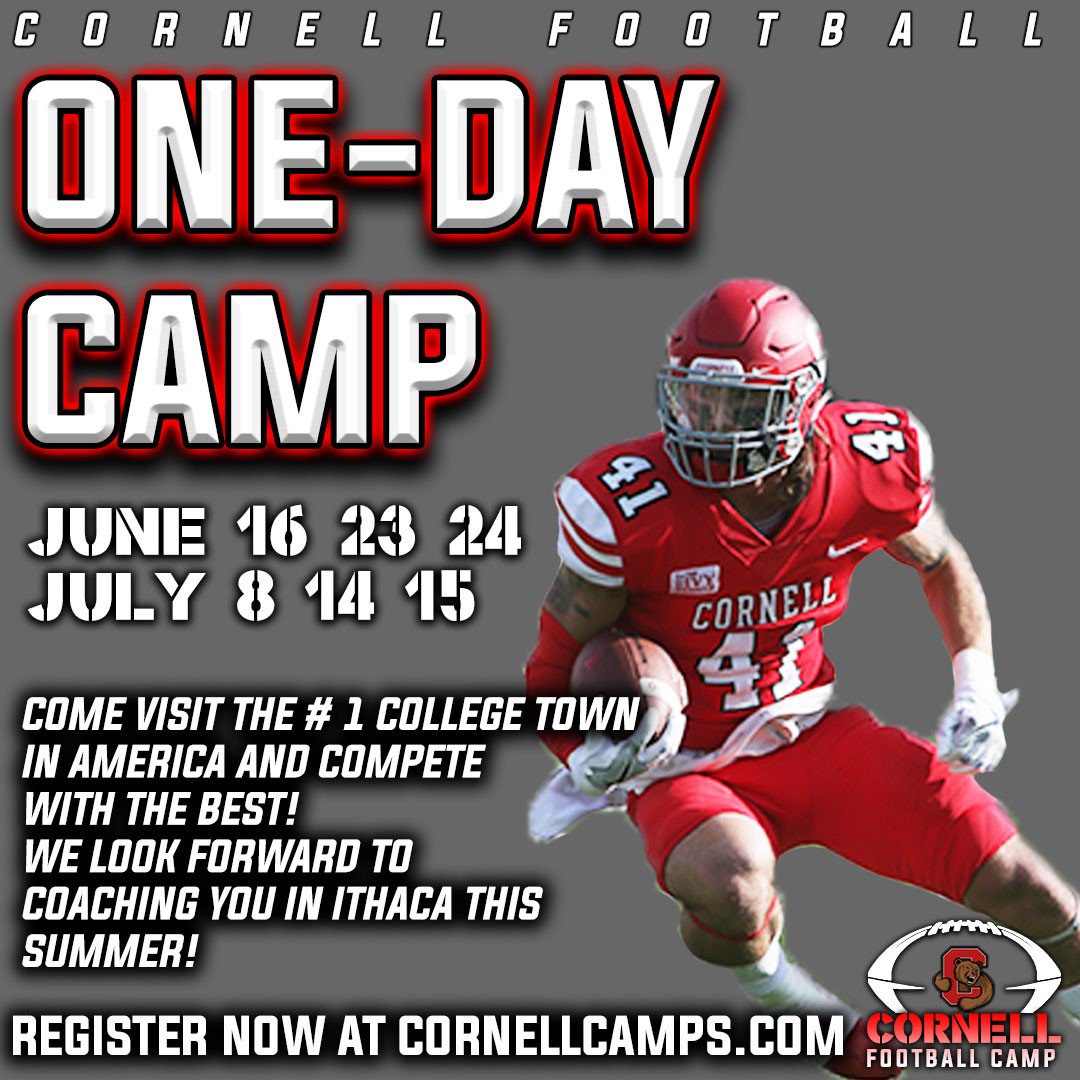 Come see what all the hype is about! One-day camps this weekend at Cornell!