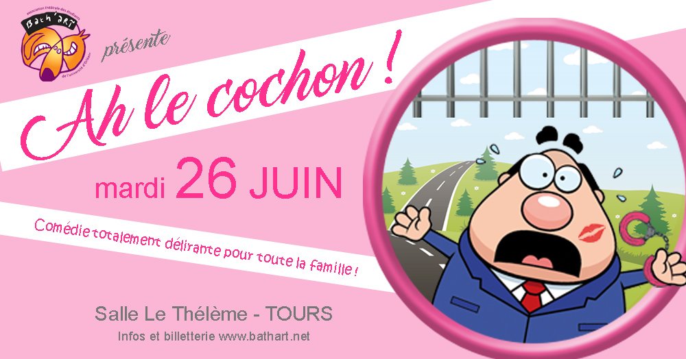 BathArrt's tweet photo. A ne pas manquer le mardi 26 juin !
#vaudeville #rire #loufoque #Tours https://t.co/XyTGncdCXX