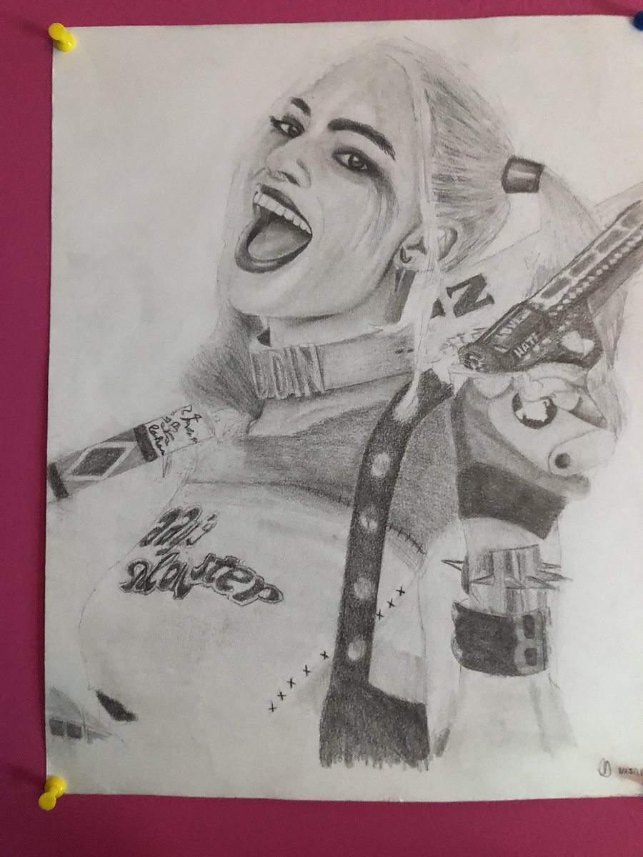 KDepoppe's tweet photo. The best drawing I have ever gotten ❤️ @MargotRobbie https://t.co/u2dJ6ld2vp