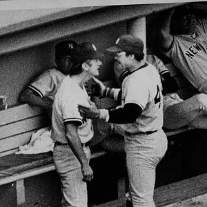 70sBaseball's tweet image. On this date in 1977, @Yankees Reggie Jackson and manager Billy Martin are involved in a nationally televised dugout confrontation at Fenway Park after Martin removes Jackson mid-inning for dogging it in right field.