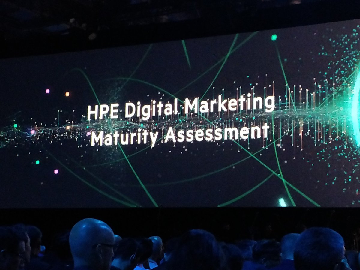 #HPEPartnerSummit Excited to launch our new HPE Digital Marketing Maturity Assessment for partners