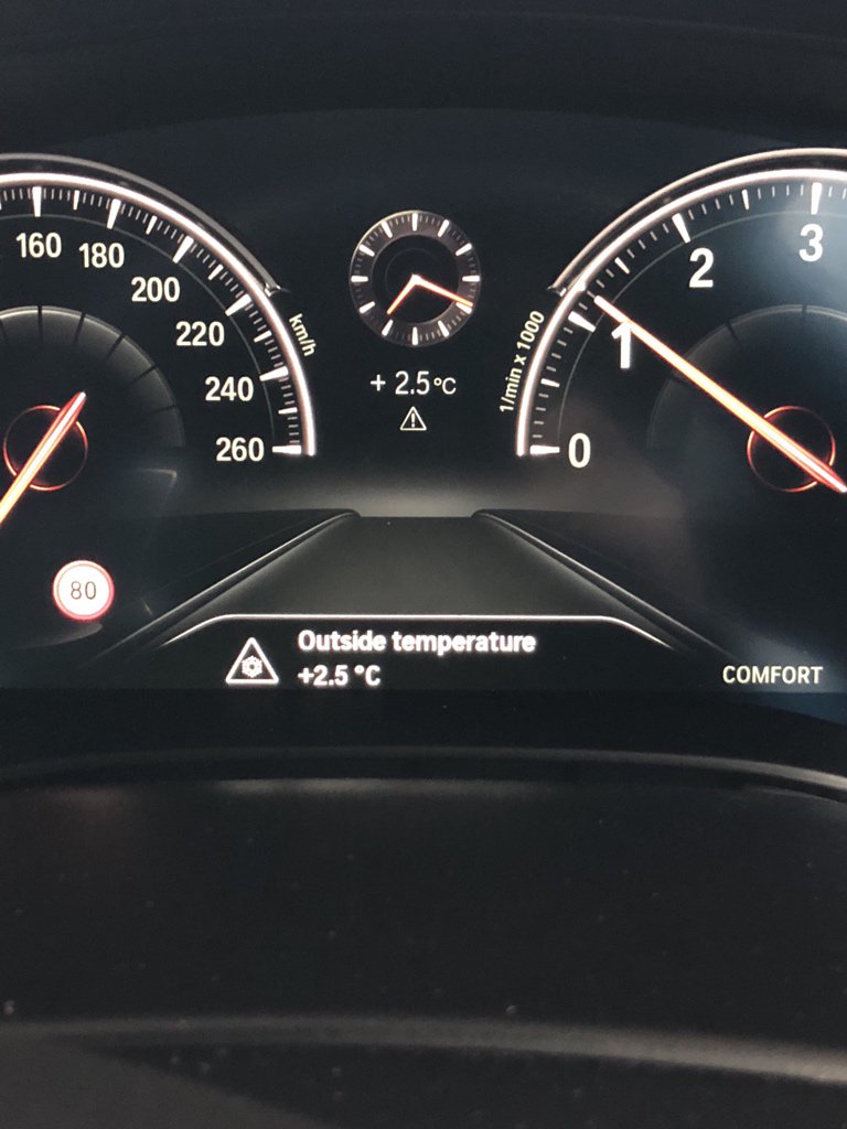 wizdude's tweet image. I think this is an appropriate warning from my car #reallycold. But the temperature has almost tripled since I woke up :-)