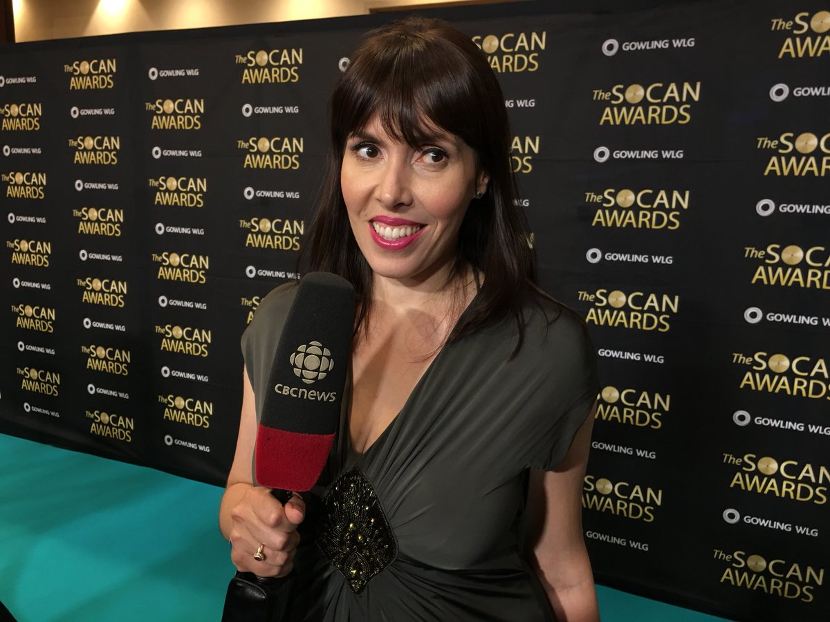 deanasumanac's tweet photo. Back in red carpet action for one of my favourite events of the year, #SOCANawards #cbcent https://t.co/9YapxD8uOM