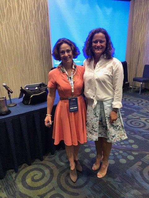 BlueStarFamily's tweet photo. Our CEO, Kathy Roth-Douquet (@BlueStarKRD), with @LizOBrien30 of @hiringourheroes talking about #Military family community and resiliency at @defensecomm #ADCSummit. https://t.co/Ttk8MDmCo5