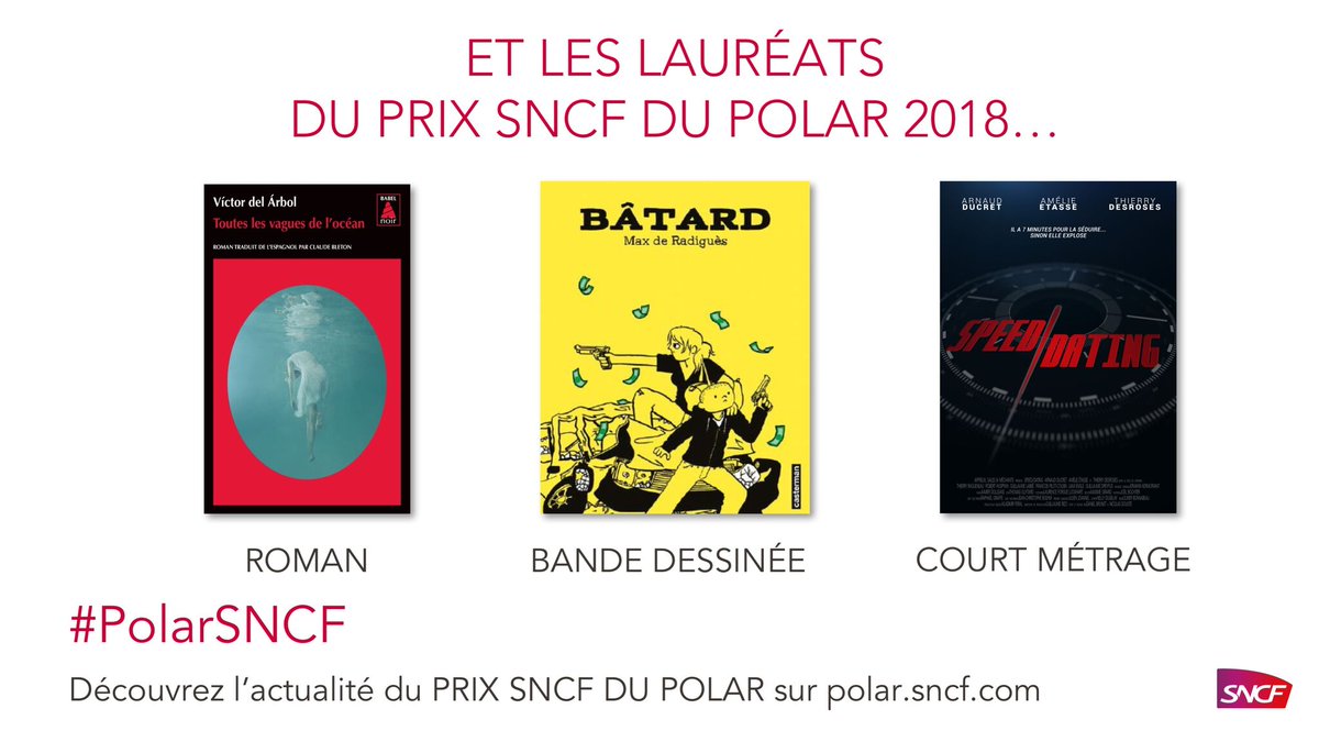 Bravo à <a href="/MathiasVicherat/">Mathias Vicherat</a> pour cette belle soirée de remise du #PolarSNCF 🏅 . De quoi ajouter de belles idées de lecture pour l'été qui arrive! 📖 Félicitations aux lauréats👏🏼#sncf #polar <a href="/Maisondelaradio/">Maison de la Radio et de la Musique</a>