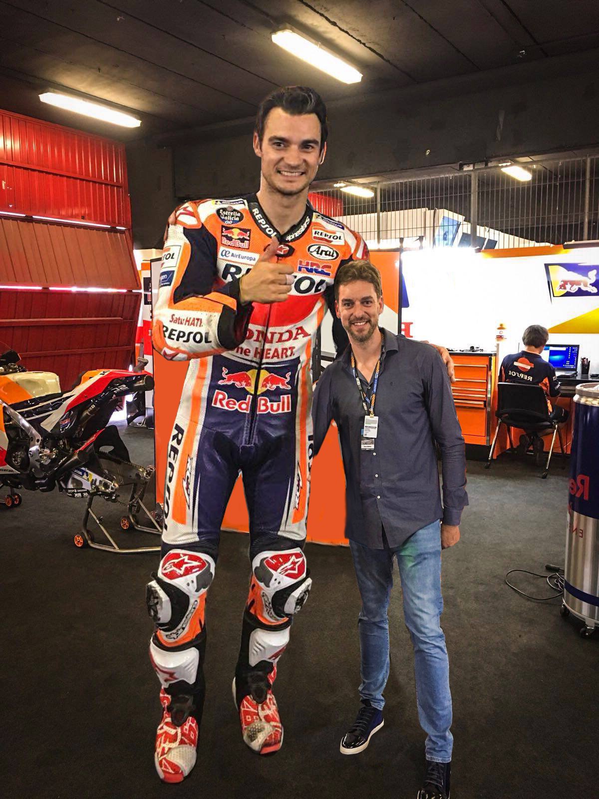 In A Parallel Universe Dani Pedrosa Met Pau Gasol Motogp