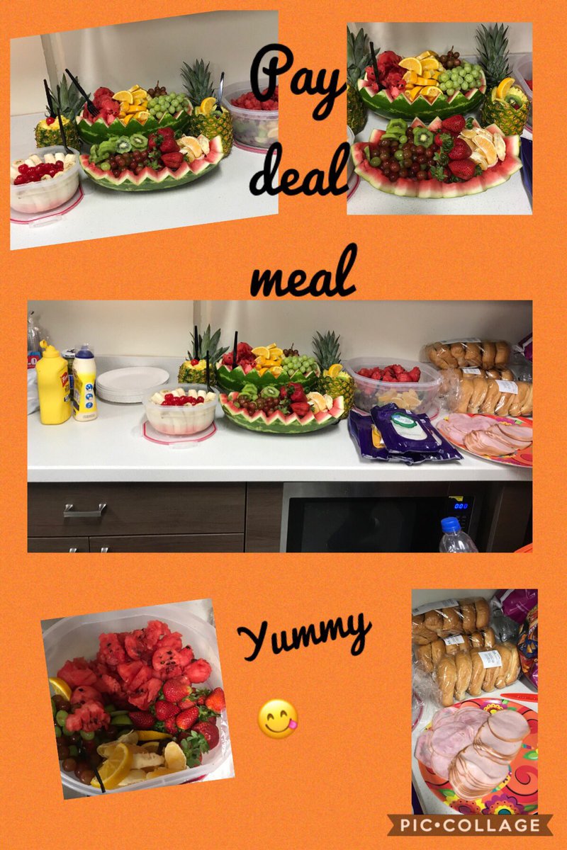 AngelaT2005's tweet photo. Great meal put together by our employee committee. @8419Home @Donohoo_C @derekpnorton @KadeKasner @Elogonzalez4865 @JRRocker84 https://t.co/tY4x5VIvHu