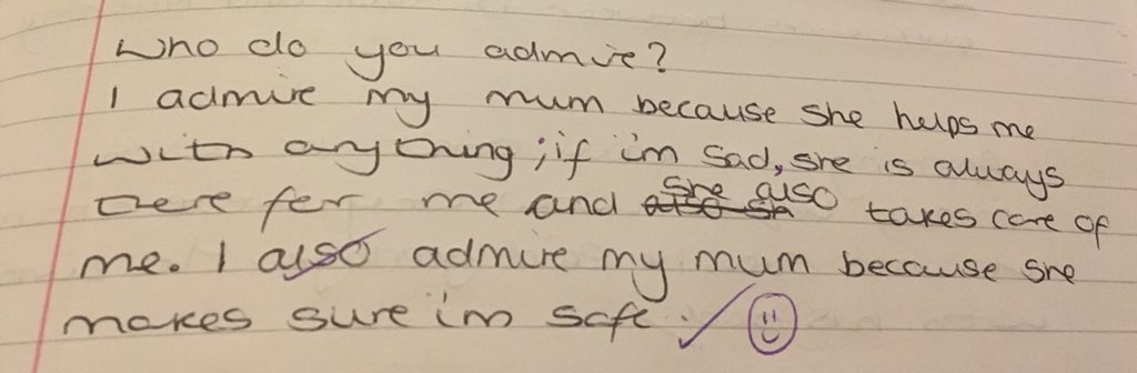 Ms_Holyoake's tweet photo. In year 7, we’re reading the book ‘Millions’, about a boy who admires and wants to be like patron saints. I asked my class who they admire; the results were fantastic! @KCABedford #parentrolemodels #familyfirst #heroes #admiration https://t.co/Cyif7oHCwh