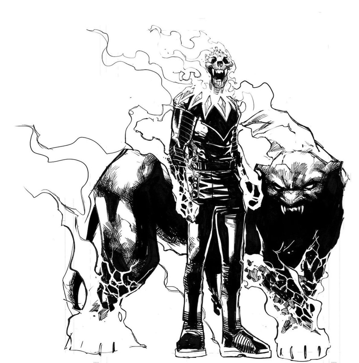 アメコミ通信社 マーベルは 時空の歪曲によって誕生する合体ヒーローを主人公とする インフィニティワープス 傘下のミニシリーズ ウェポンhex アラクナイト ゴーストパンサー を新アートと共に発表 彼らのコミックでの初登場は