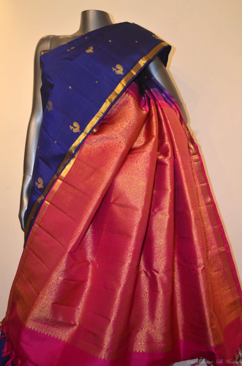 DesignerSarees0's tweet photo. Buy Special Blue Peacock Motif #Kanjeevaram #SilkSaree With Grand #Peacock Zari Butta &amp; Traditional Small #Zari Border. Buy here ===> https://t.co/98JXzsMk92
#Puresilk #Designersaree #Fashion #Wedding #Bollywood #India #Weedingsaree #Sareecollection #Onlineshopping #OnlineStore https://t.co/I8s8b3DNjL