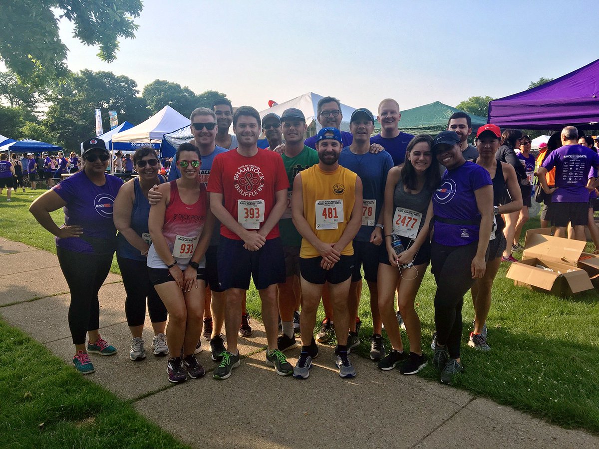 CF_BFrost's tweet photo. Sometimes, commitment to your community means exercising in 90-degree heat (for a good cause, of course). Great to see a few members of our Deerfield @CF_Industries team running for change at the @YWCAevanston 19th Annual Race Against Hate this past weekend. #RAH2018 https://t.co/zTRaxTrMxQ