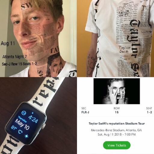 lancerboy90's tweet photo. #reptourAtlanta @taylorswift13 @taylornation13 #Delicate #GetawayCar #reputaylurking #repuatationstadiumtour https://t.co/cqLcqXoeVC