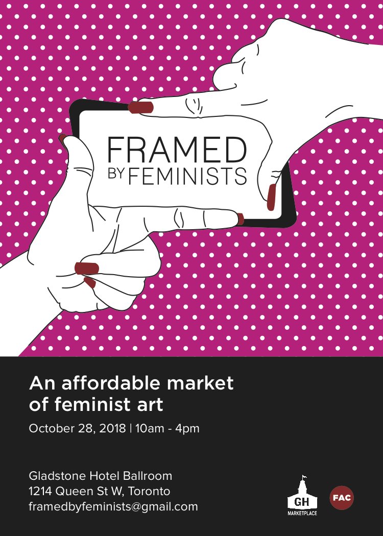 TorontoFAC's tweet photo. Calling all artists and makers who identify as feminist! FAC is very excited to partner with @GladstoneHotel to present two markets of feminist works.
Check out the calls for submissions at https://t.co/KZCqUqr116 https://t.co/yZQHPF5vKQ