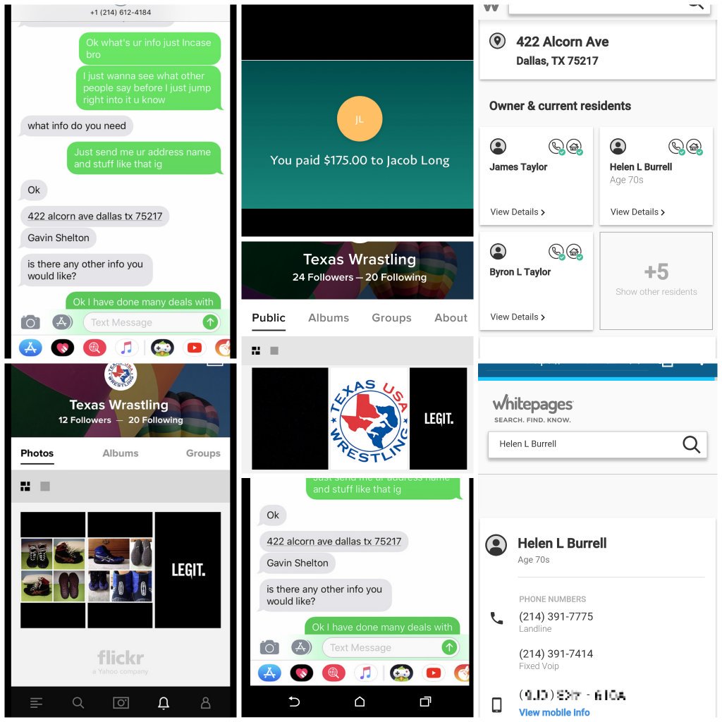 GrecoCoach's tweet photo. Watch out for this scammer. Uses a fake name. Name on his PayPal is Jacob Long, Keep an eye out for that #. https://t.co/QgIscrGdgl