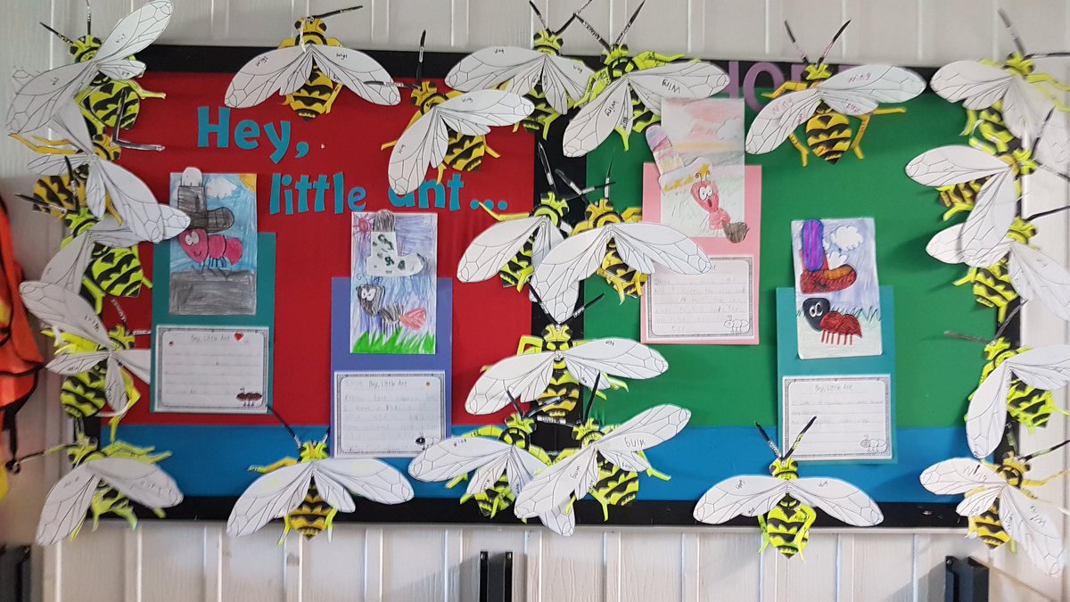 Creating yellow jackets to learn about the parts of insects and opinion writing on if you would squish an ant! #creativekids #grade2 #engagedlearners #scienceminds #crosscuricular <a href="/ENDHuskies/">École Notre Dame</a>
