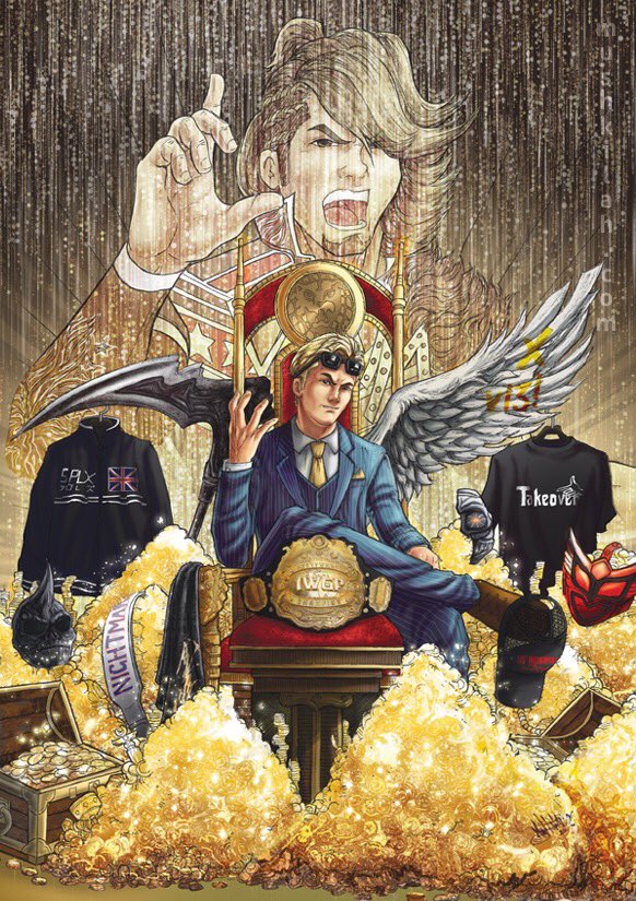 thesuperjcast's tweet photo. Okada’s legendary title reign https://t.co/qAFY6WhYQF