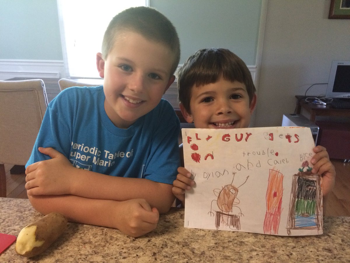 Anne Bice (@anne__bice) on Twitter photo Summer reading challenge: my guys made their own book. A mix between “David Gets in Trouble” and “Fly Guy”. #StandOutWithUs #WeAreModel <a href="/ruggedbronze/">Robert Bice</a> Summer reading challenge: my guys made their own book. A mix between “David Gets in Trouble” and “Fly Guy”. #StandOutWithUs #WeAreModel <a href="/ruggedbronze/">Robert Bice</a>