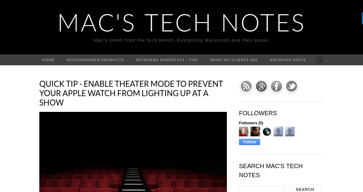 sdmactech's tweet image. Quick Tip - How not to annoy movie goers, by putting your Apple Watch into theater mode: bit.ly/2JZcP9M